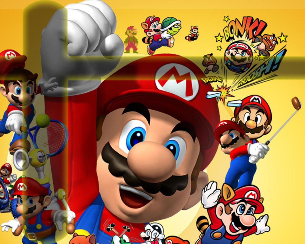 Fondo de pantalla Mario 1280x1024