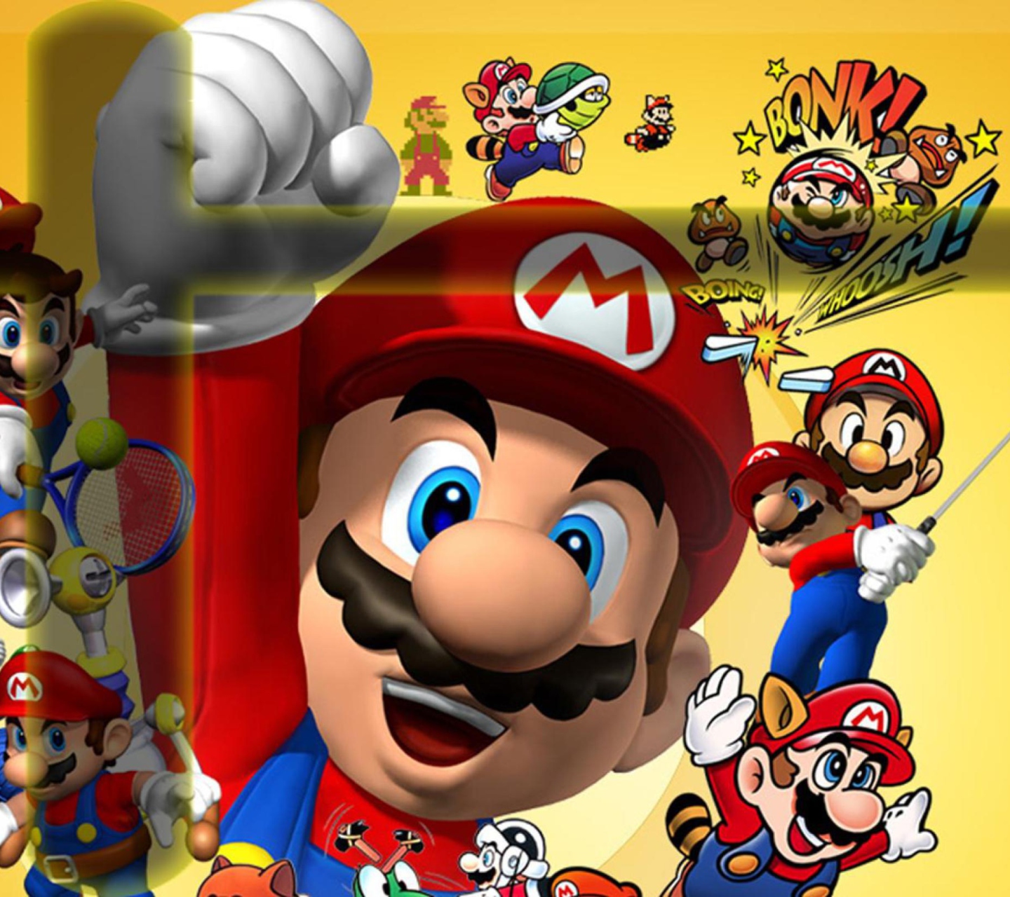 Das Mario Wallpaper 1440x1280