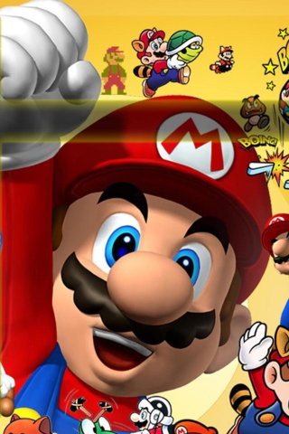 Fondo de pantalla Mario 320x480