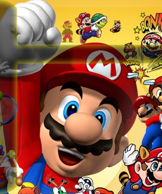 Kostenloses Mario Wallpaper für Nokia 5800 Navigation Edition