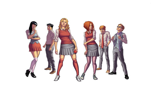 Fondo de pantalla Morning Glories, Image Comics 480x320