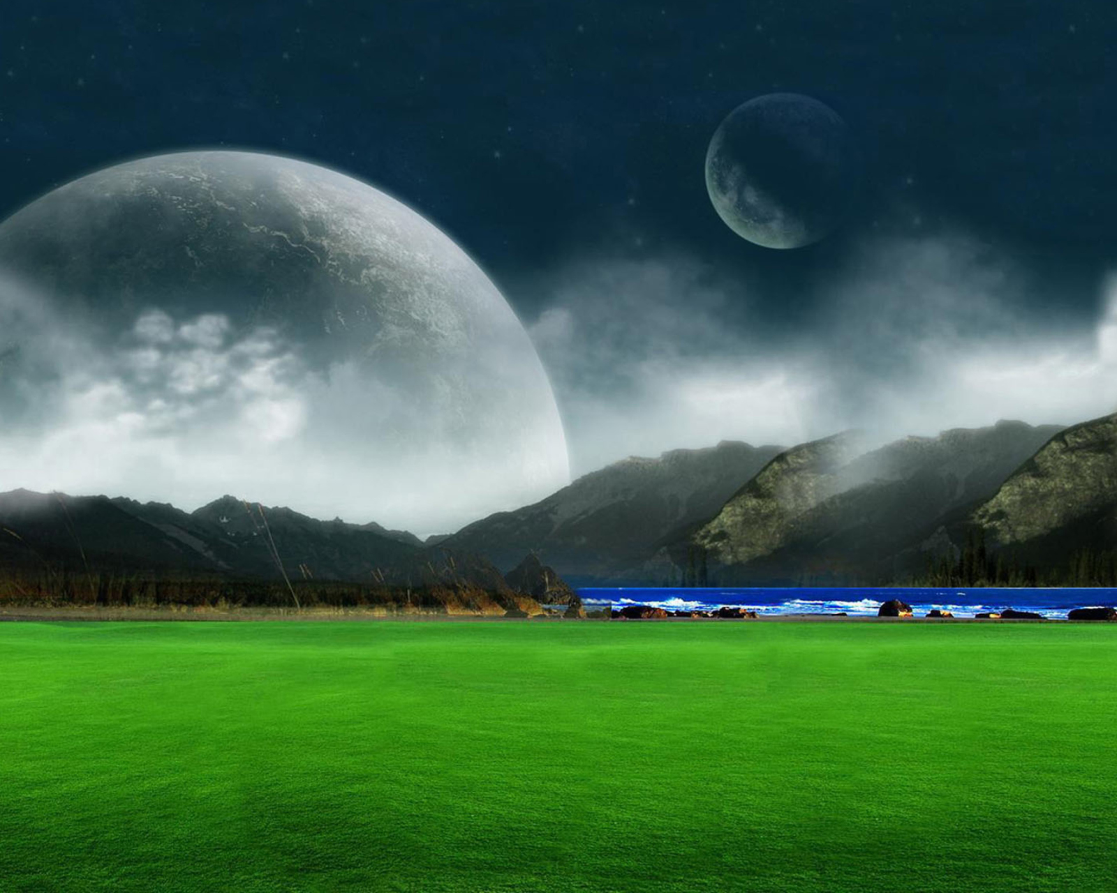 Moon Landscape screenshot #1 1600x1280