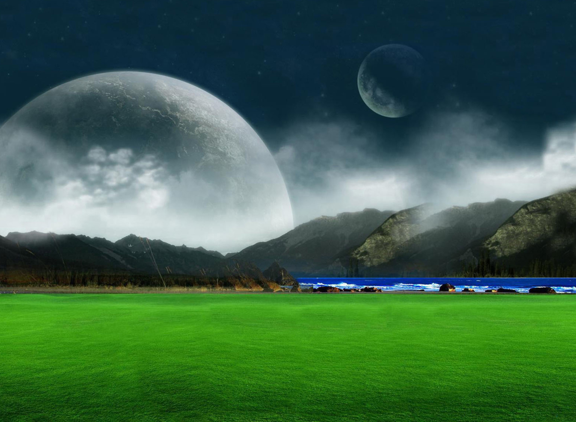 Moon Landscape screenshot #1 1920x1408