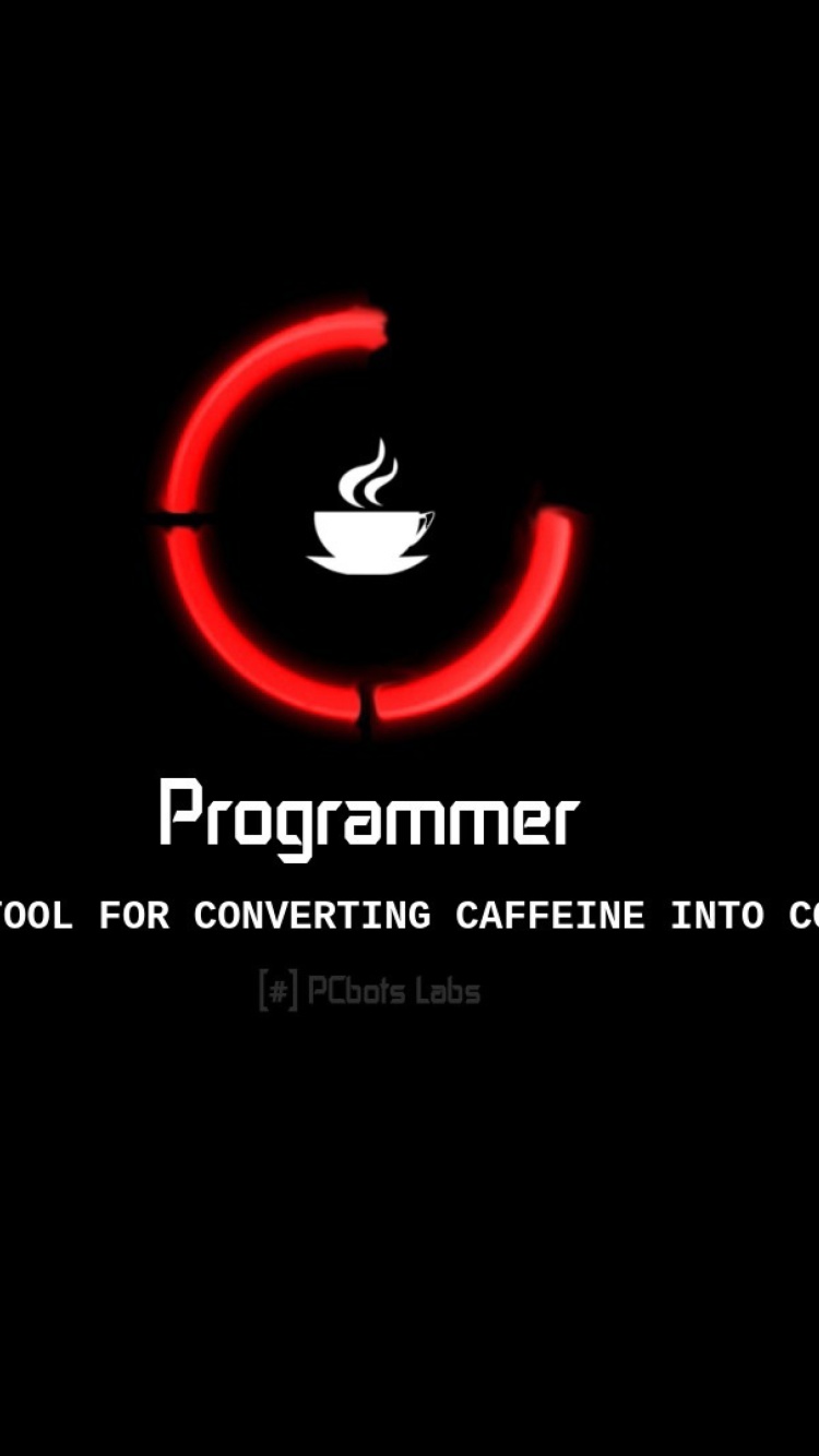 Обои Programmer Work 750x1334