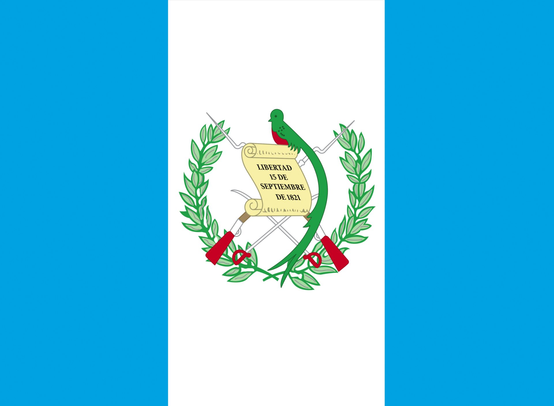 Обои Guatemala Flag 1920x1408