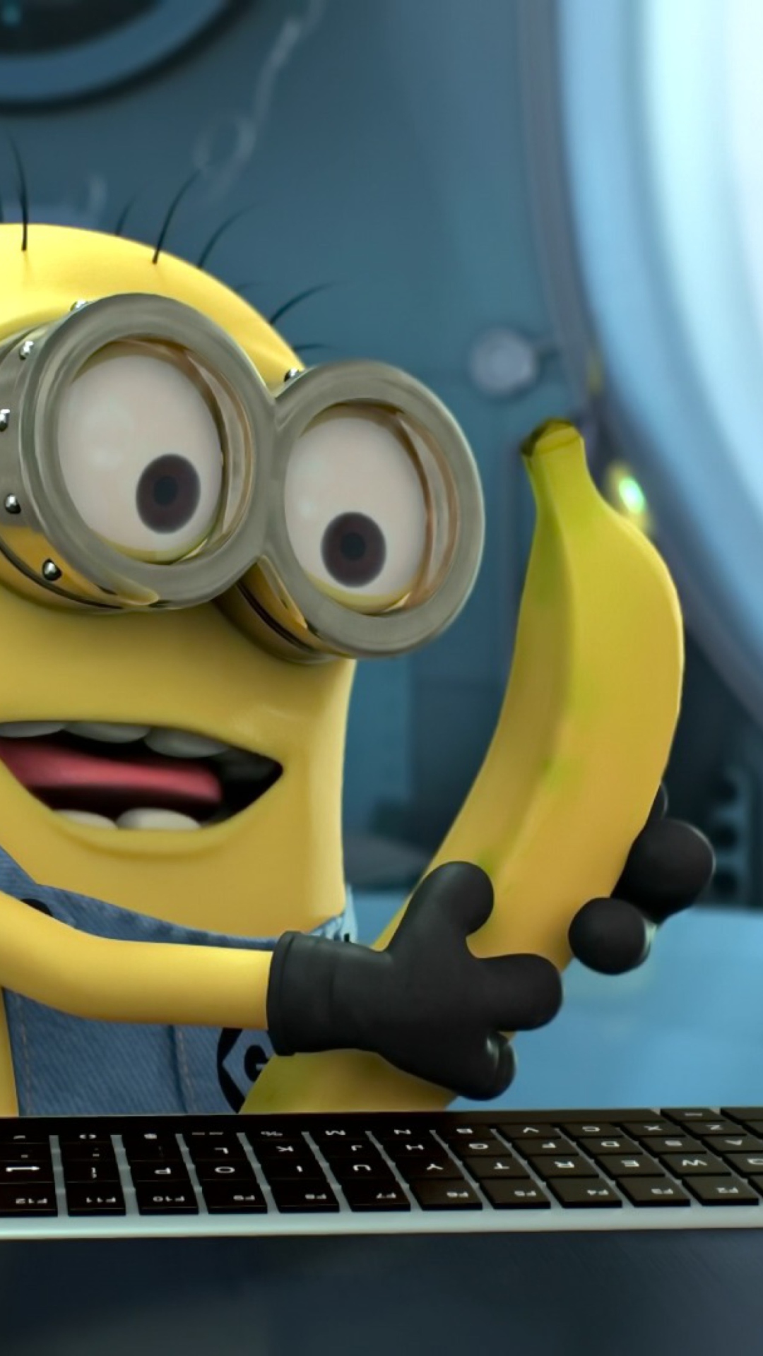 Sfondi I Love Bananas 1080x1920