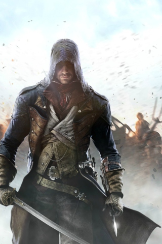 Assassin's Creed Unity wallpaper 320x480