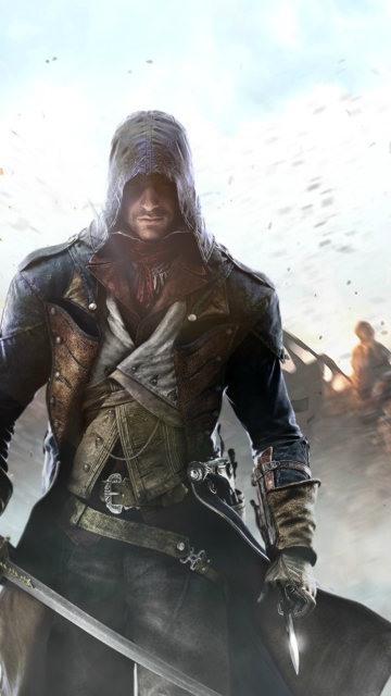 Обои Assassin's Creed Unity 360x640