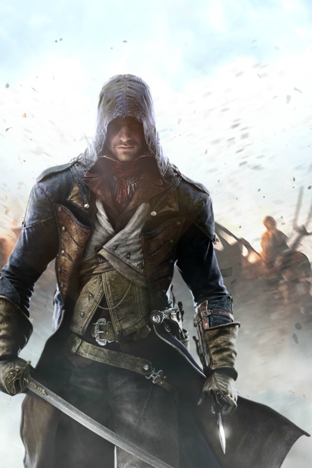 Das Assassin's Creed Unity Wallpaper 640x960