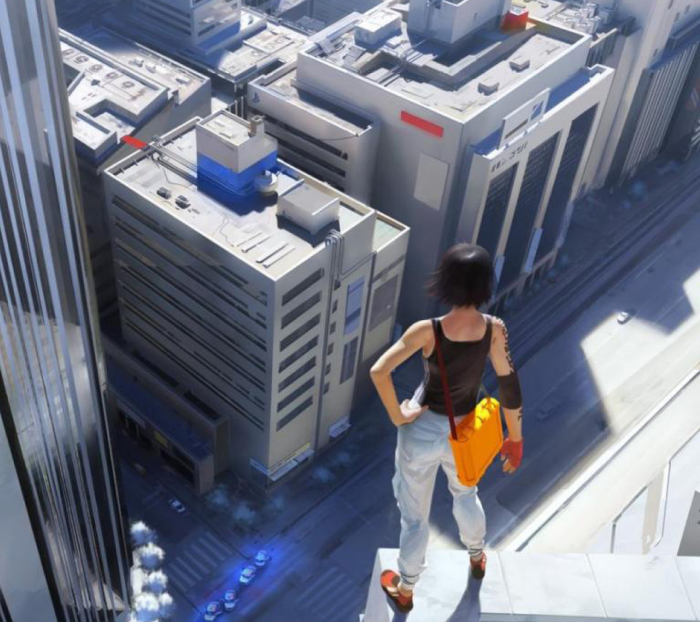 Screenshot №1 pro téma Girl On A Roof 1440x1280