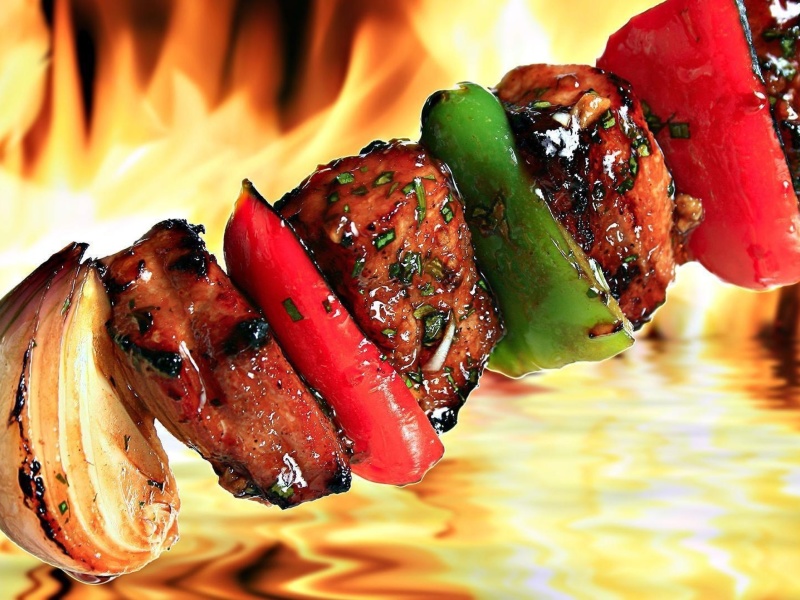 Grill Kebab wallpaper 800x600