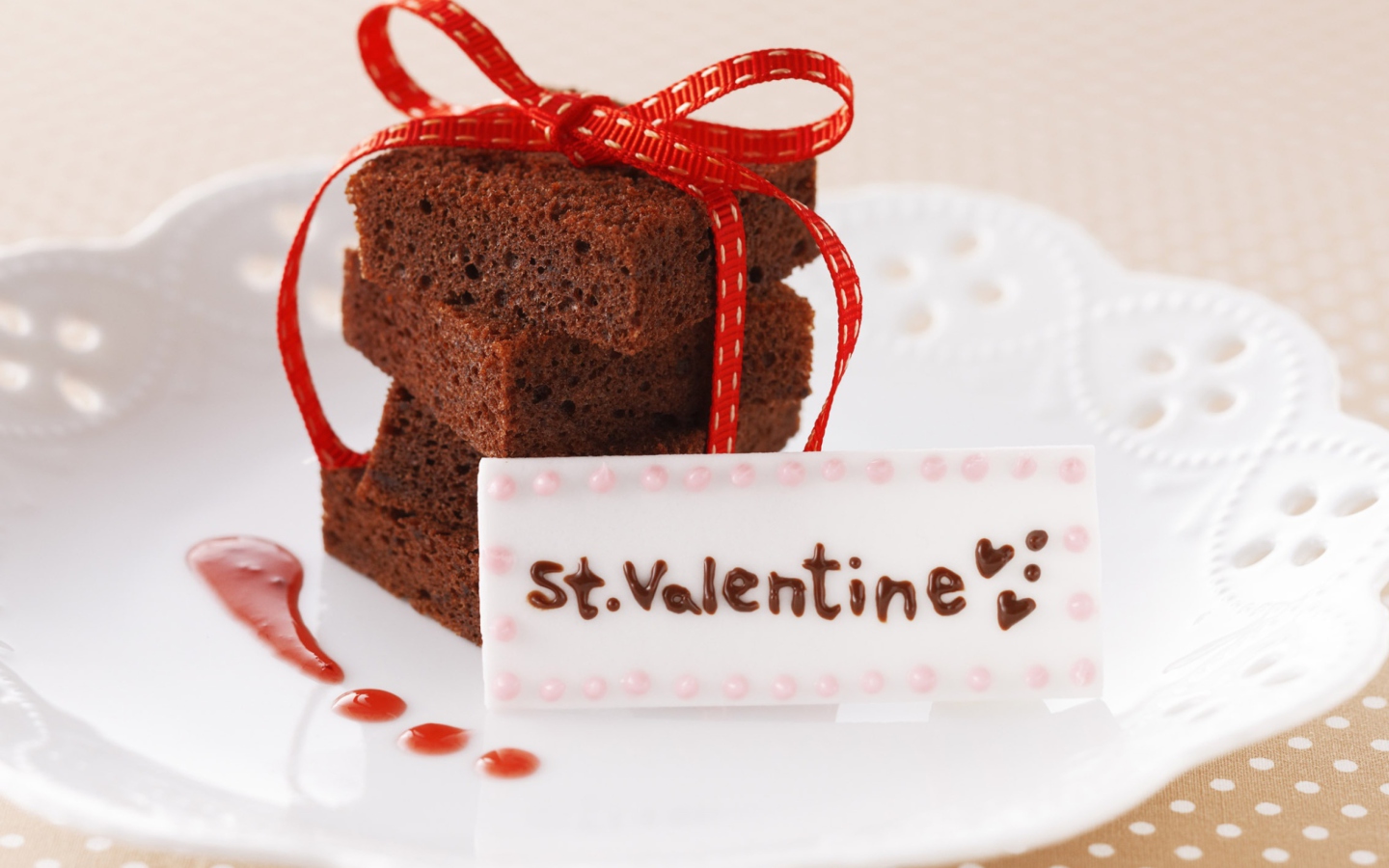 Обои St Valentine Cake 1440x900