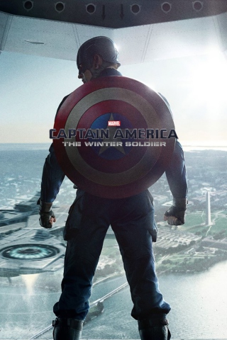 Das Captain America The Winter Soldier Wallpaper 320x480