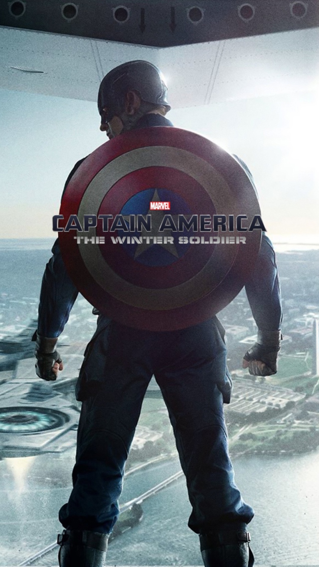 Das Captain America The Winter Soldier Wallpaper 640x1136