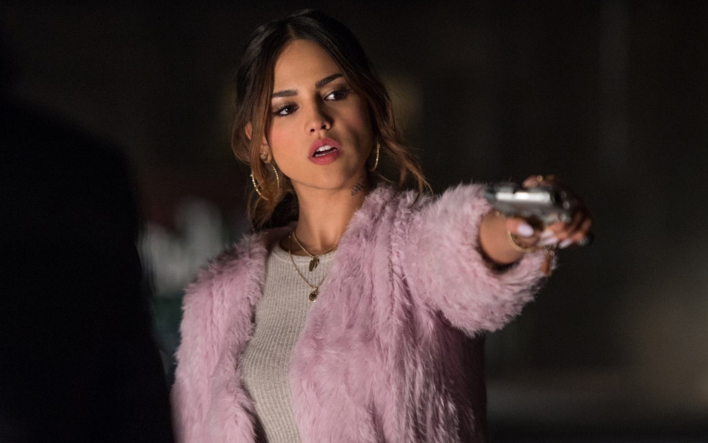 Fondo de pantalla Baby Driver film with Eiza Gonzalez 1440x900