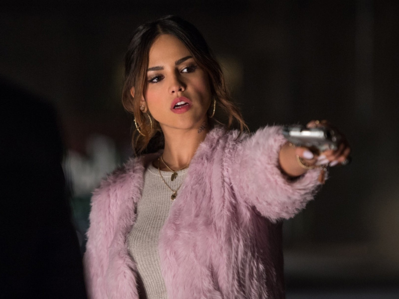 Sfondi Baby Driver film with Eiza Gonzalez 800x600