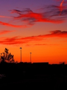 Orange Sunset screenshot #1 132x176