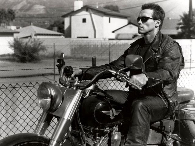 Terminator 2 Arnold Schwarzenegger wallpaper 640x480