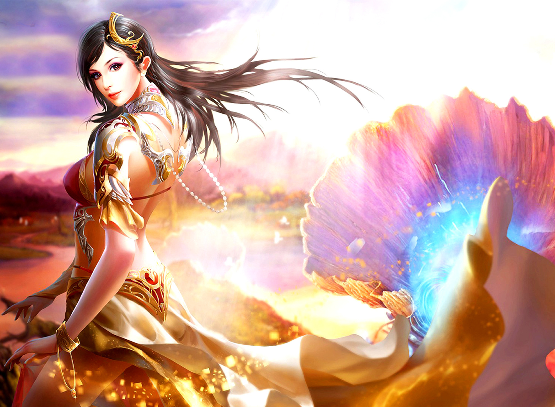 Aoede, League of Angels wallpaper 1920x1408