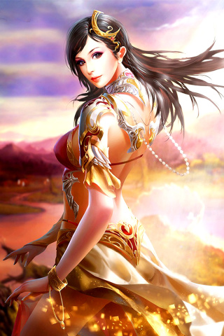 Aoede, League of Angels screenshot #1 320x480