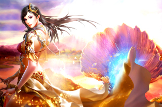 Aoede, League of Angels Wallpaper for Android, iPhone and iPad