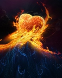 Fire Hearts screenshot #1 128x160