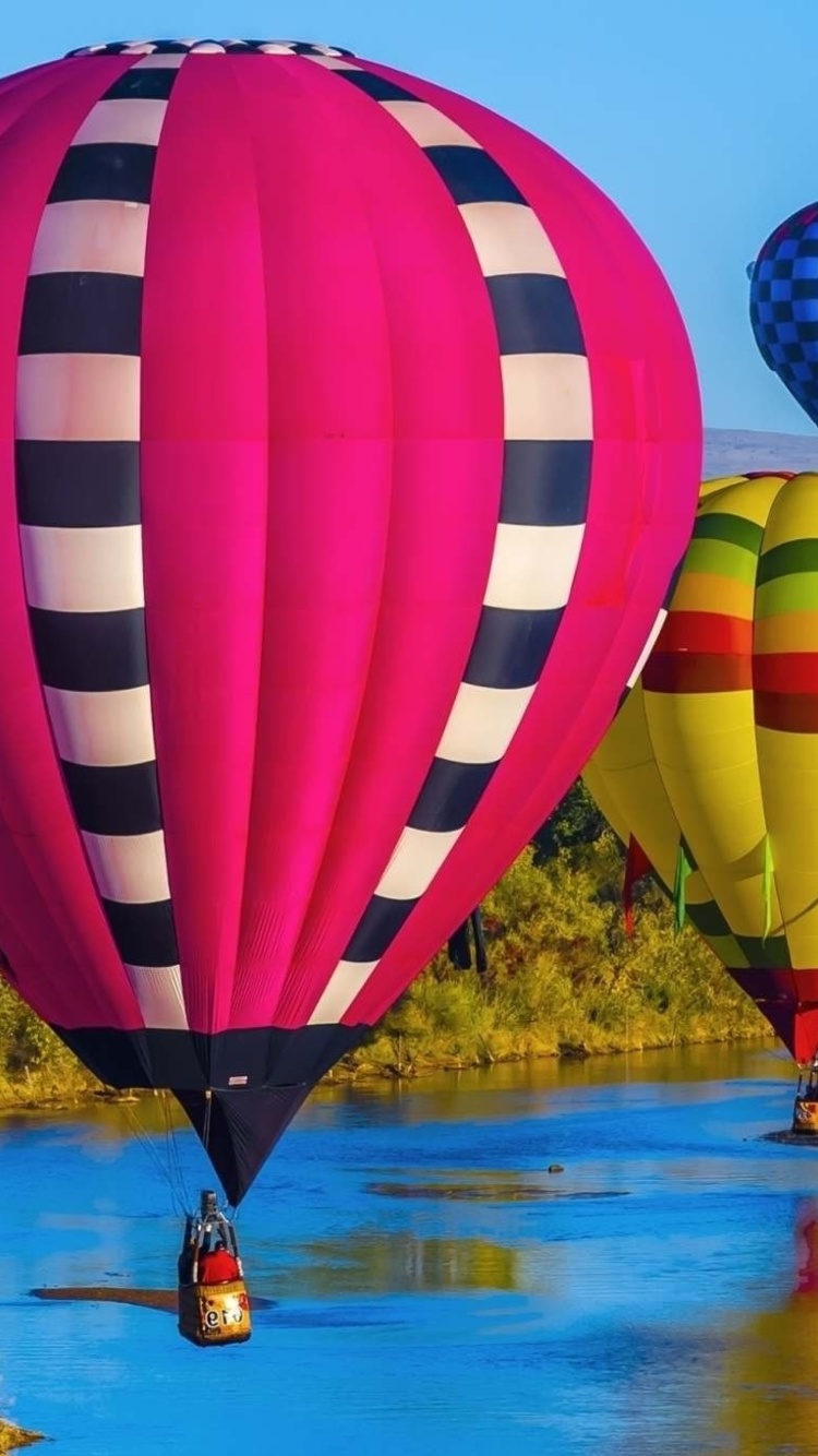 Das Colorful Air Balloons Wallpaper 750x1334