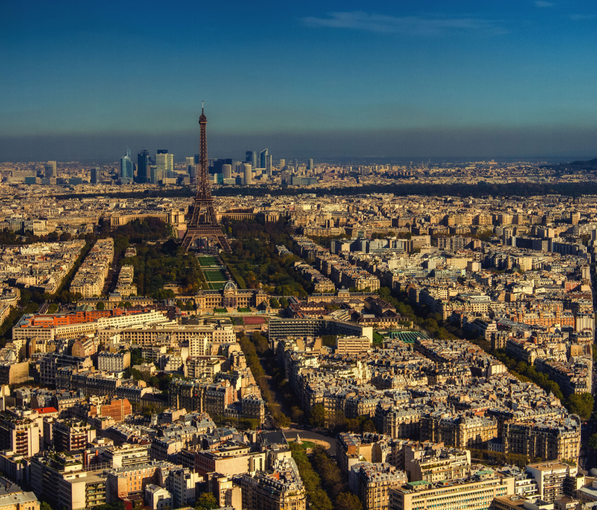 Das Paris Panoramic Wallpaper 1200x1024