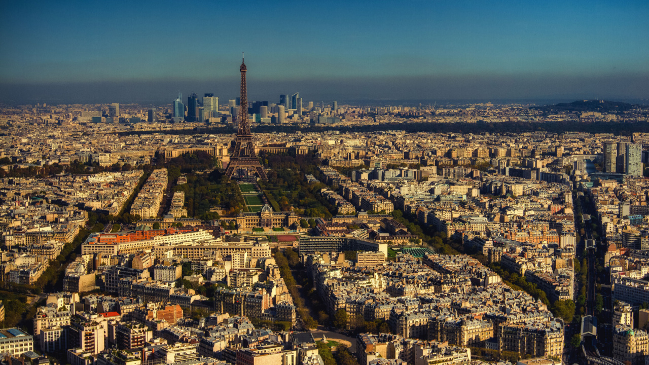 Paris Panoramic wallpaper 1280x720