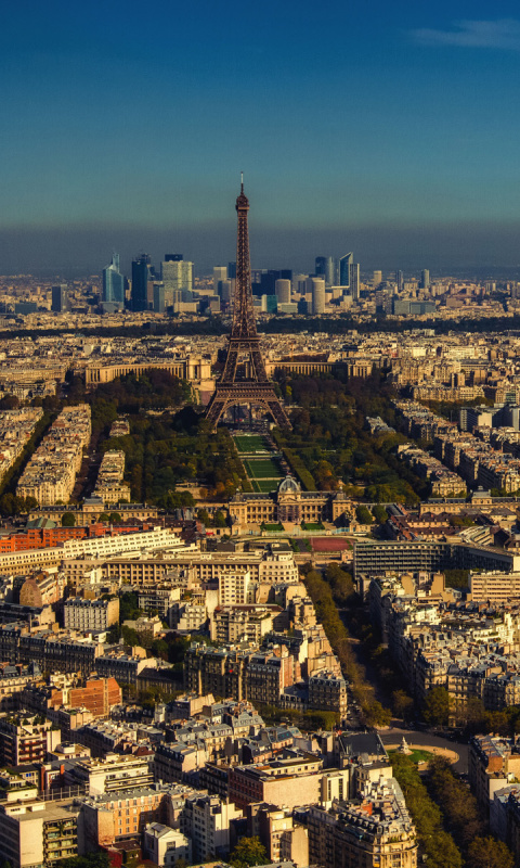 Обои Paris Panoramic 480x800