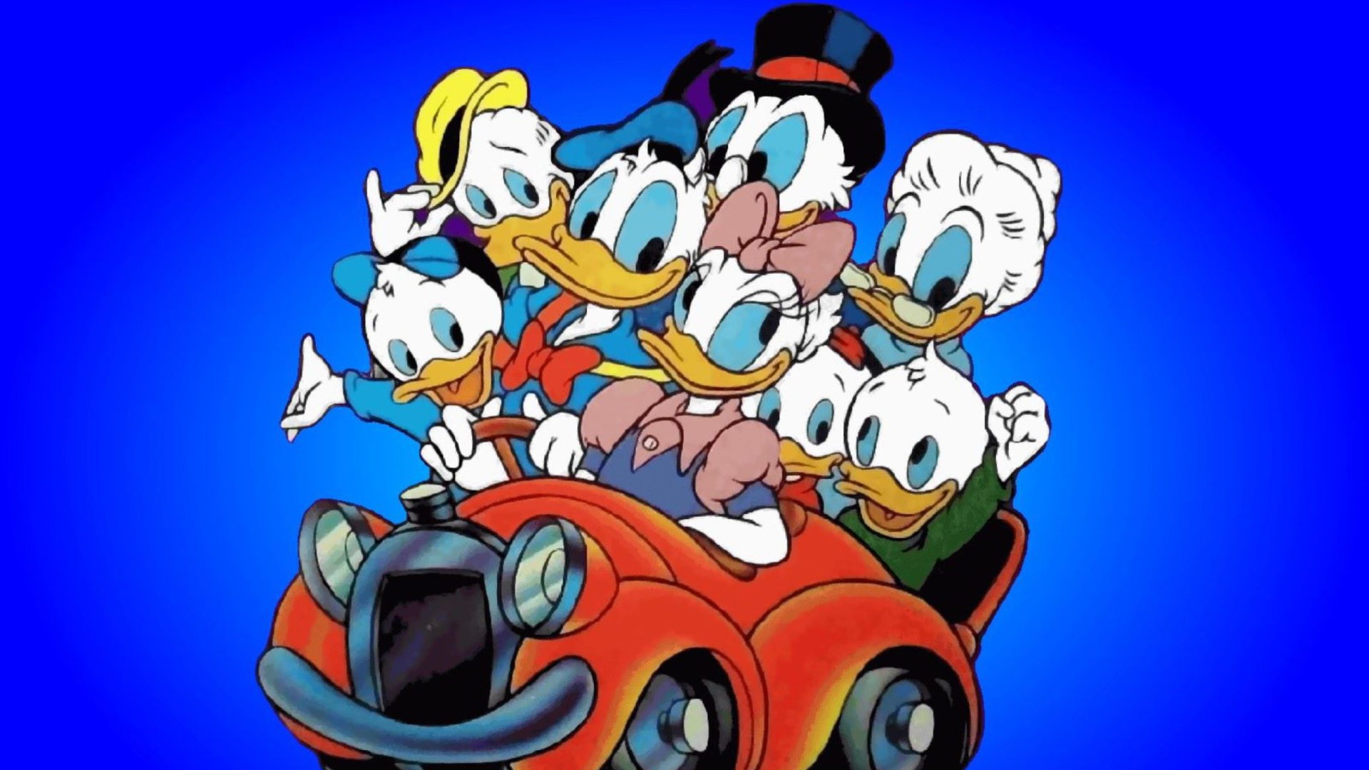 Обои Donald And Daffy Duck 1920x1080