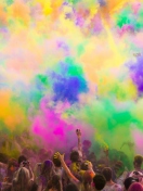 Das Festival Of Color Wallpaper 132x176