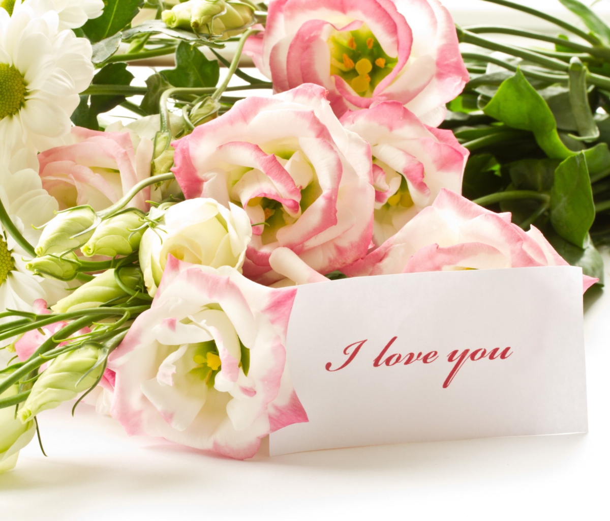 Sfondi I Love You Bouquet 1200x1024