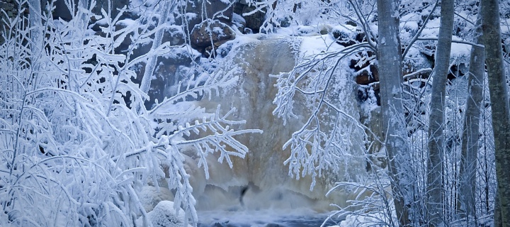 Das Winter in Norway Wallpaper 720x320