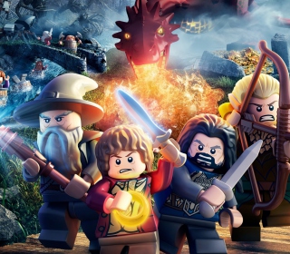 Kostenloses Lego The Hobbit Game Wallpaper für iPad 3