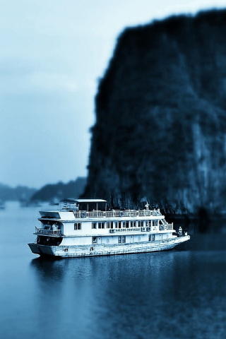 Ha Long Bay in Vietnam wallpaper 320x480