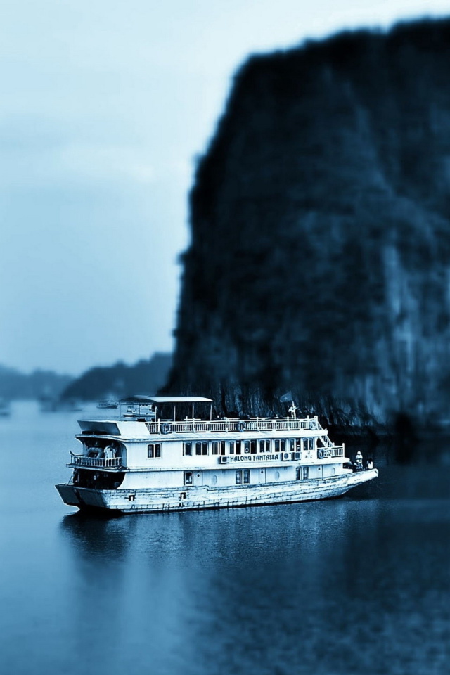 Ha Long Bay in Vietnam screenshot #1 640x960