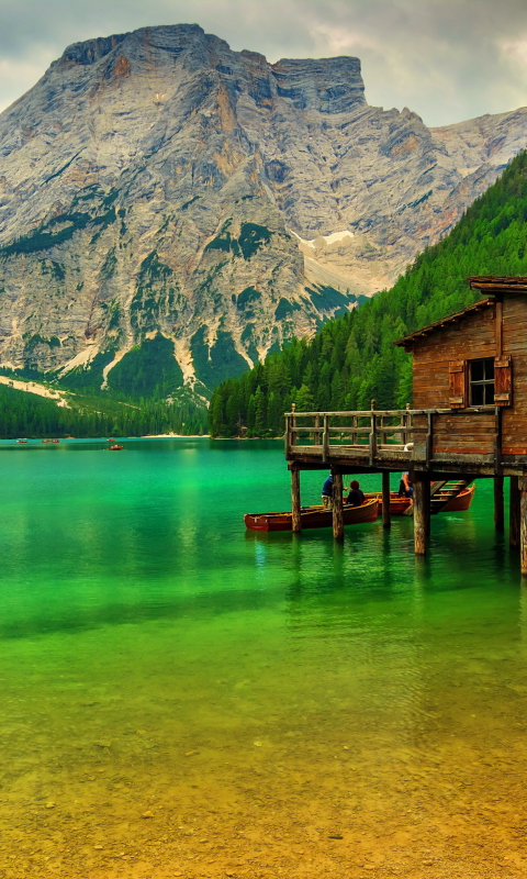 Das Lake In China Wallpaper 480x800