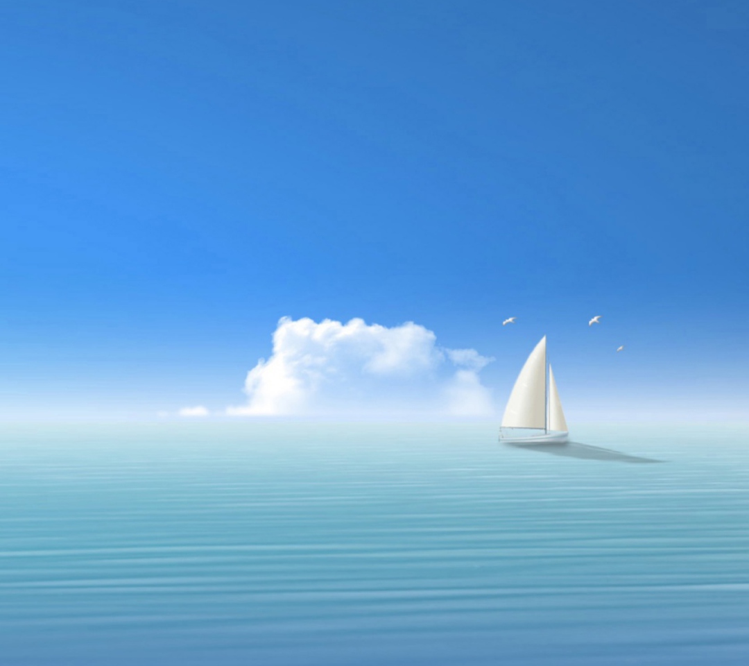 Das Sailboat Wallpaper 1080x960