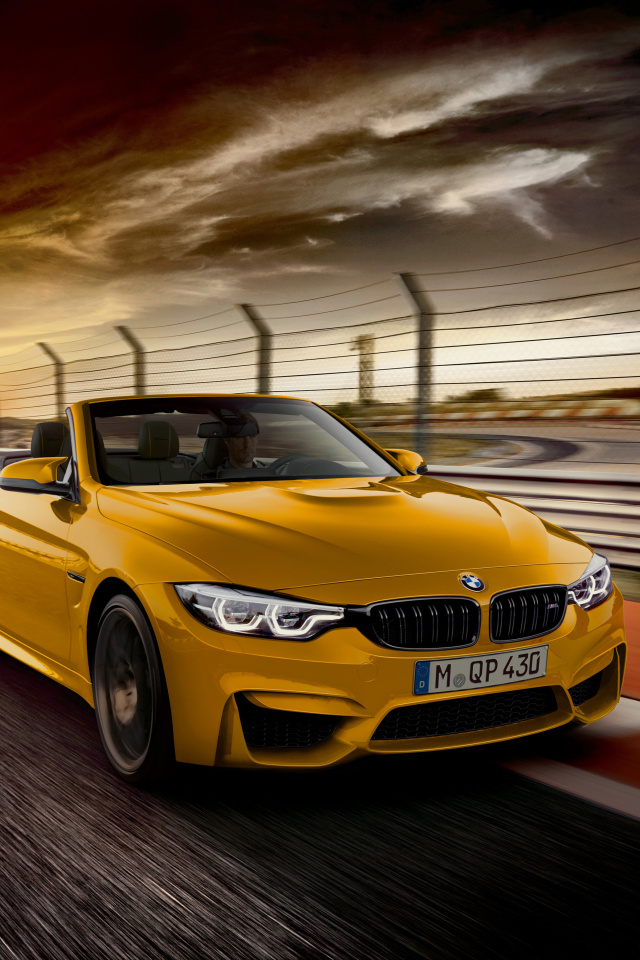 Fondo de pantalla BMW M4 Convertible 640x960