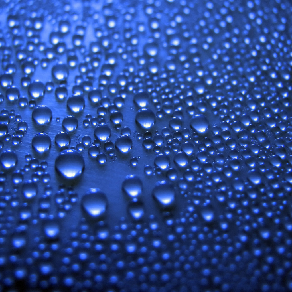 Blue Drops wallpaper 1024x1024