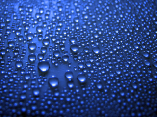 Das Blue Drops Wallpaper 320x240