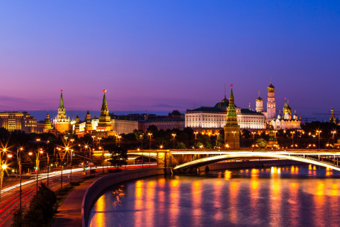 Fondo de pantalla Moscow Kremlin 480x320