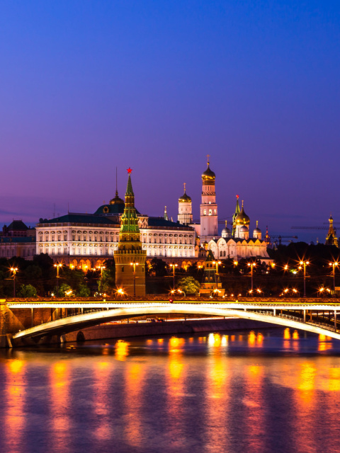 Das Moscow Kremlin Wallpaper 480x640