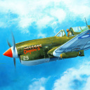 Fondo de pantalla Curtiss P 40 Warhawk 128x128