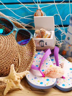 Fondo de pantalla Summer Accessories 240x320