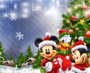Обои Mickey's Christmas 176x144