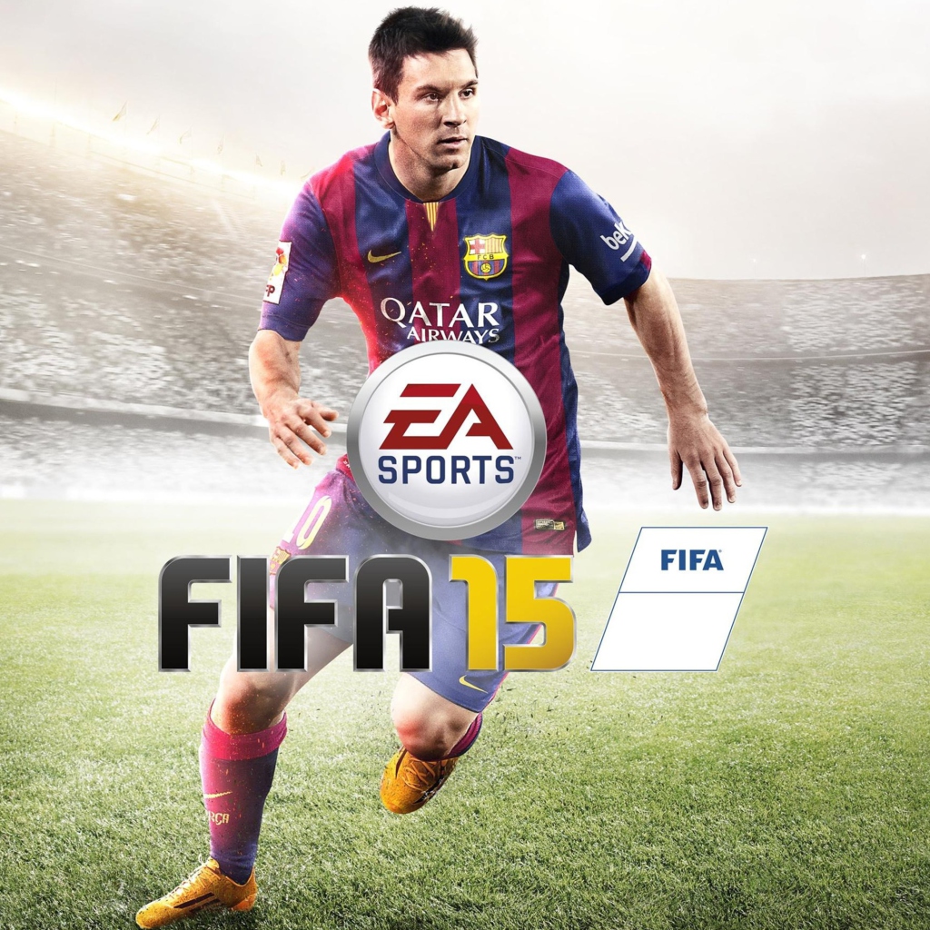 Fondo de pantalla FIFA 15: Messi 1024x1024