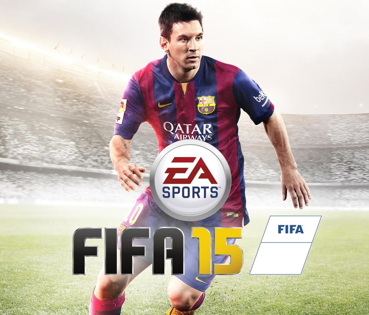 Fondo de pantalla FIFA 15: Messi 1200x1024