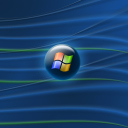 Blue Windows Vista screenshot #1 128x128